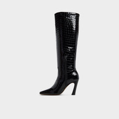 Black Vivienna in Black - Knee-high boot, Block heel | Aldo