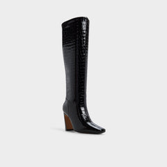 Black Vivienna in Black - Knee-high boot, Block heel | Aldo