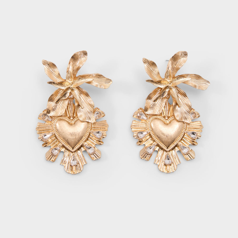 Gold/clear multi Scarllett in Gold Clear Multi - Chandelier earrings | Aldo