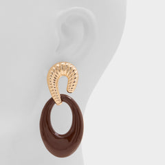 Light brown Gemellina in Light Brown - Chandelier earrings | Aldo