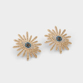 Dark Blue Amuletts in Dark Blue - Statement earrings | Aldo