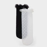 Black/white Polkafrill in Black White - Socks | Aldo