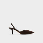 Dark brown Re in Olivia Dark Brown - Sling back high heel, Stiletto heel | Aldo