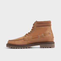 Cognac Farrell in Cognac - Combat boot, Lug sole | Aldo