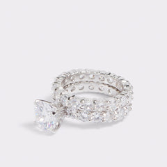 Silver/clear multi Plagens Silver/Clear Multi Women's Rings - Ring | Aldo