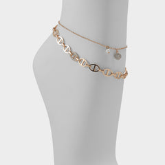 Gold/Clear Multi Splenndorx Gold/Clear Multi Women's Anklets - Anklet | Aldo