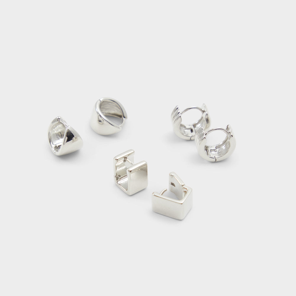 Silver Adenariel in Silver - Huggie hoop earrings | Aldo