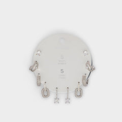 Silver/clear multi Fivelookss Silver/Clear Multi Women's Earrings - Earring set | Aldo