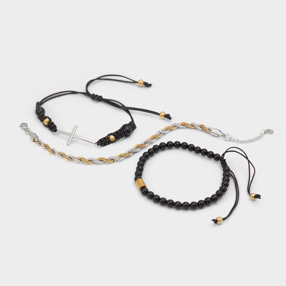 Black/Gold Multi Waoron Black/Gold Multi Men's Jewelry - Bracelet | Aldo