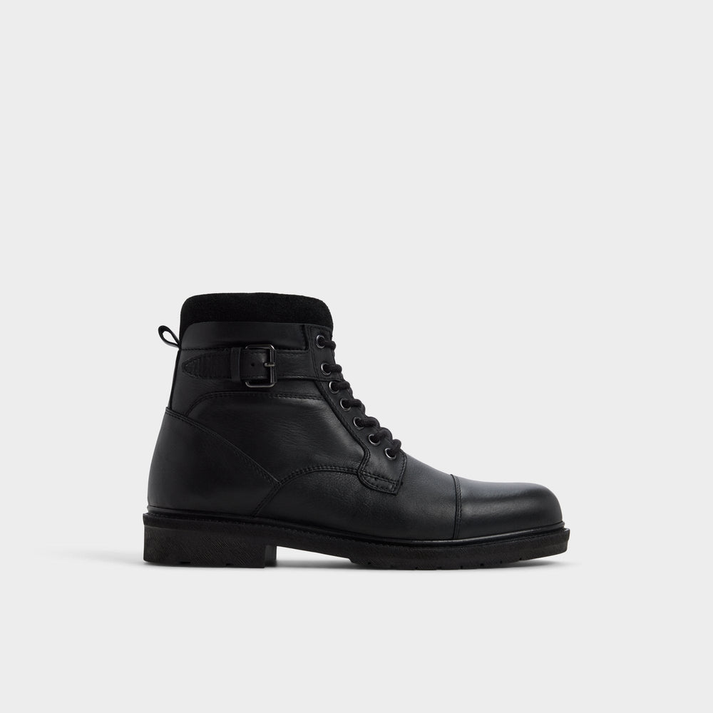 Black Quaid in Black - Lace-up boot | Aldo