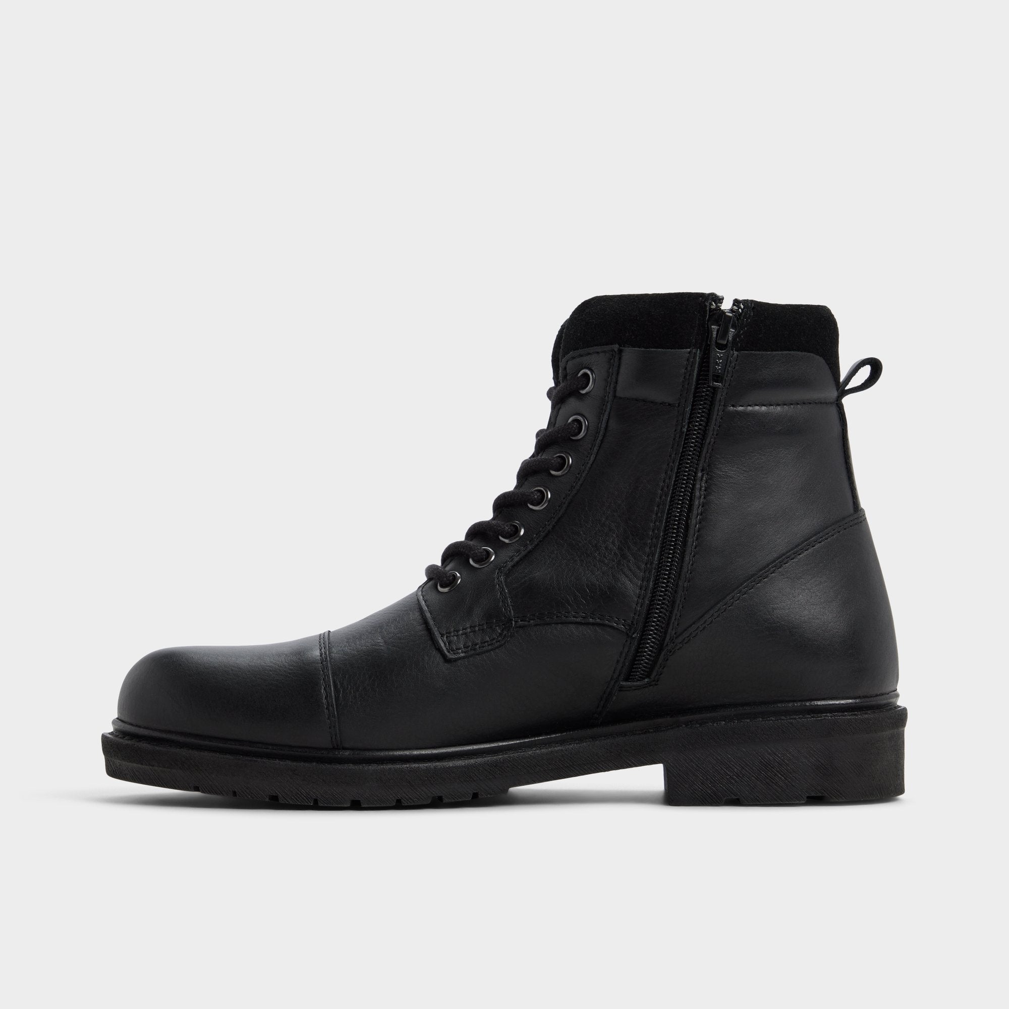 Black Quaid in Black - Lace-up boot | Aldo