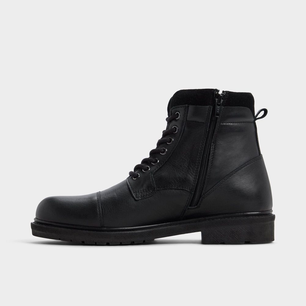 Black Quaid in Black - Lace-up boot | Aldo