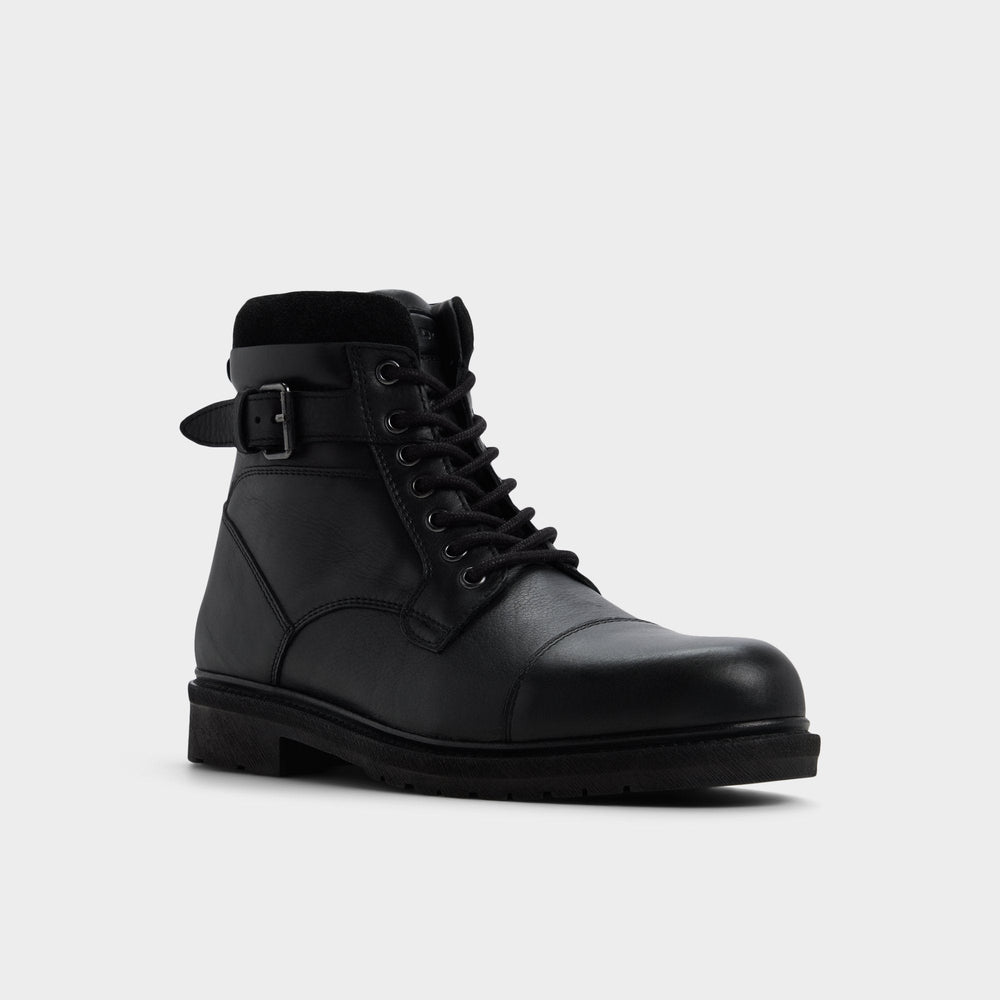Black Quaid in Black - Lace-up boot | Aldo