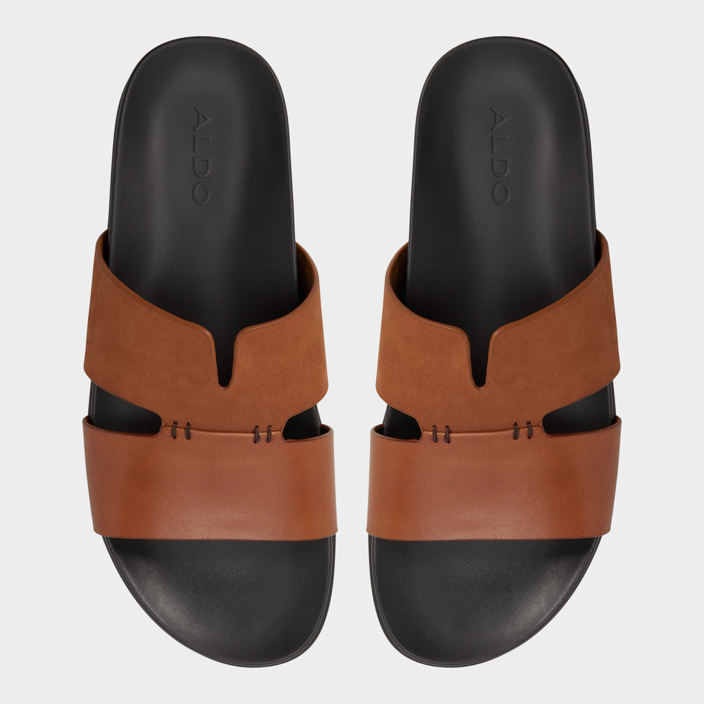 Cognac Marcelo in Cognac - Slide sandal | Aldo
