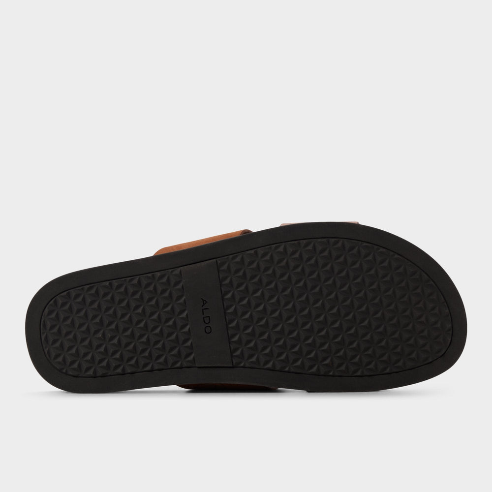 Cognac Marcelo in Cognac - Slide sandal | Aldo