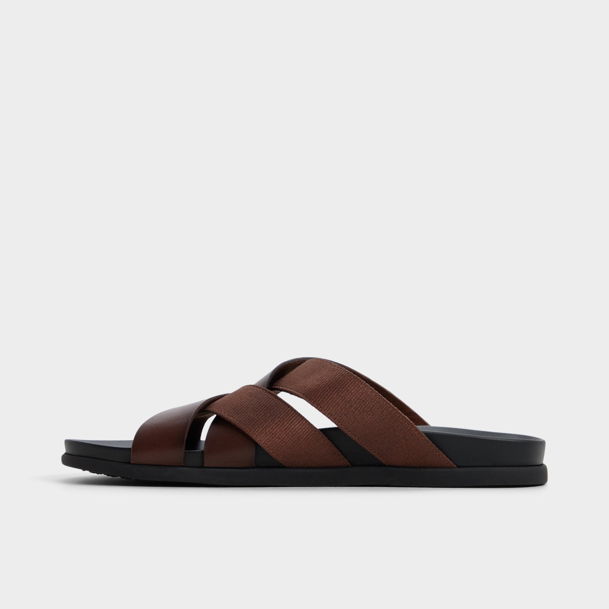 Dark brown Florian in Dark Brown - Slide sandal | Aldo