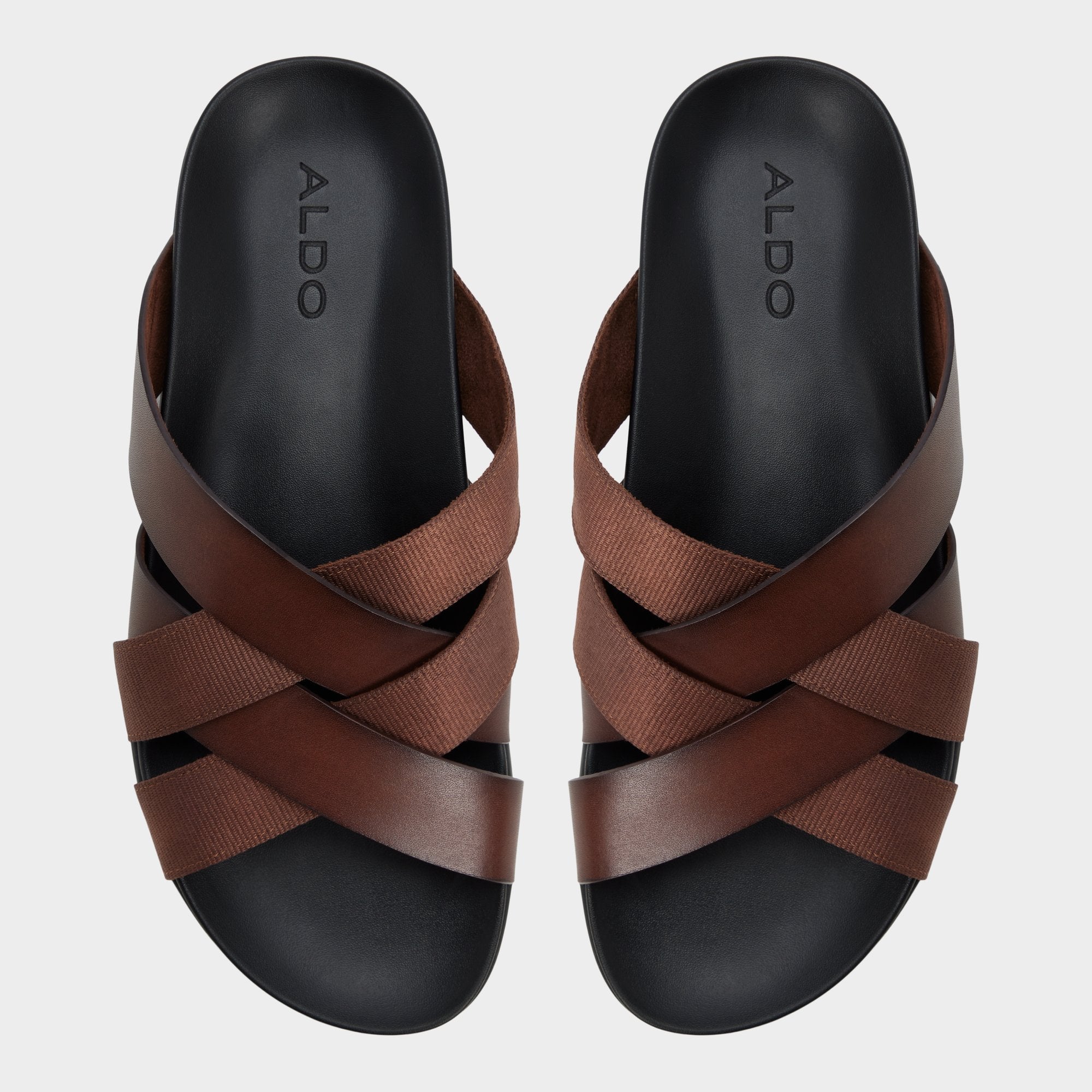 Dark brown Florian in Dark Brown - Slide sandal | Aldo