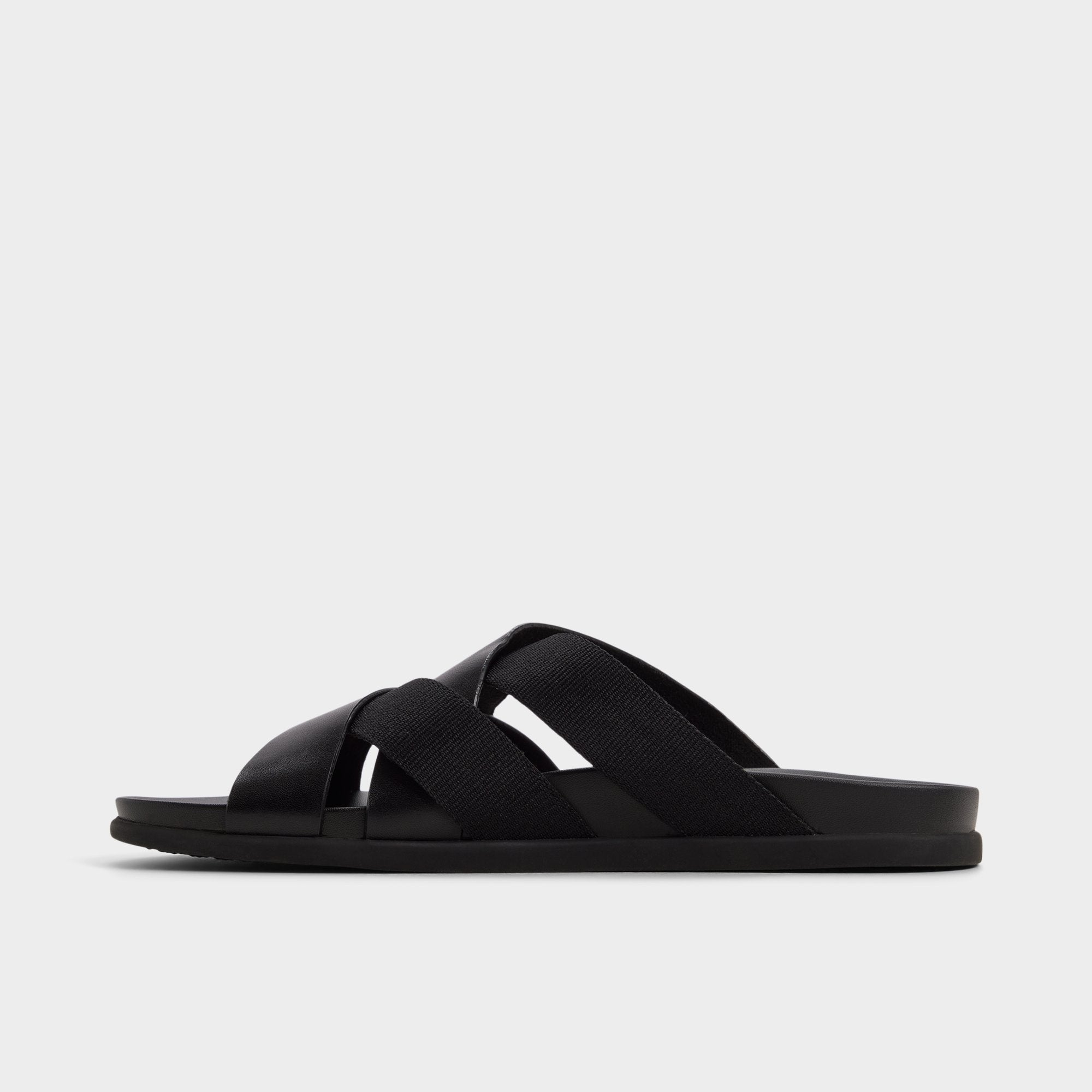 Black Florian in Black - Slide sandal | Aldo