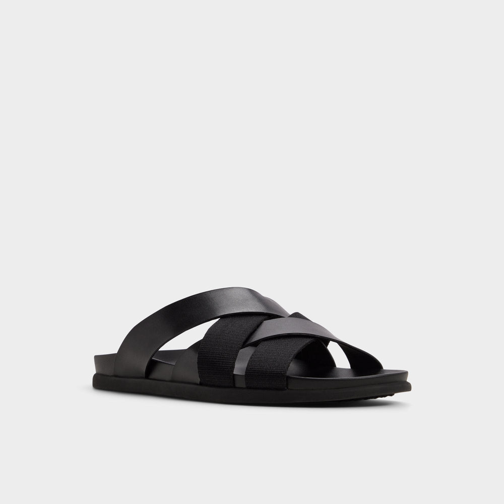 Black Florian in Black - Slide sandal | Aldo