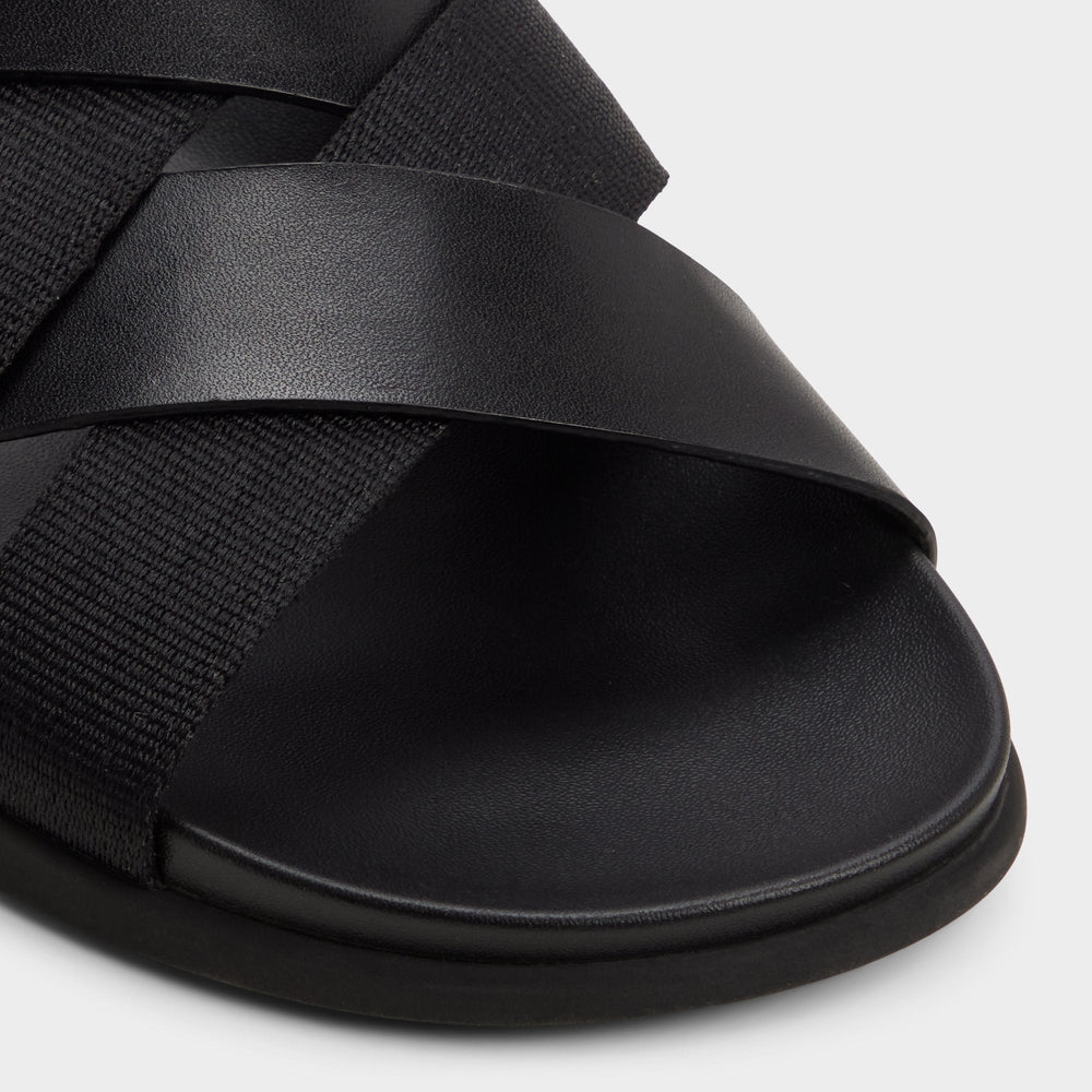 Black Florian in Black - Slide sandal | Aldo