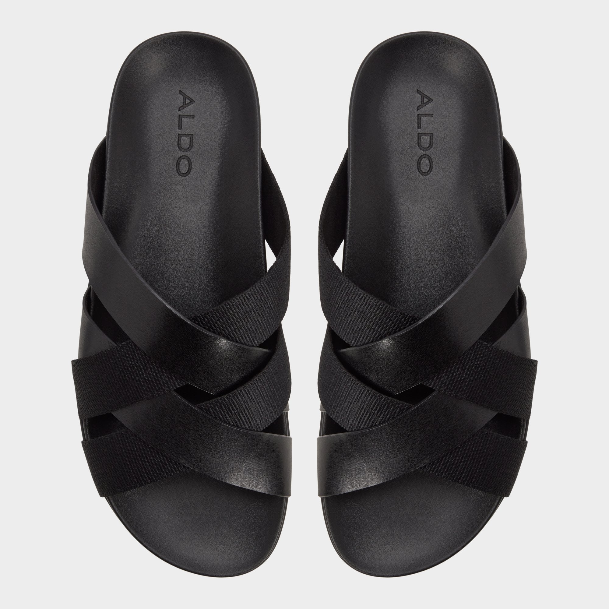 Black Florian in Black - Slide sandal | Aldo