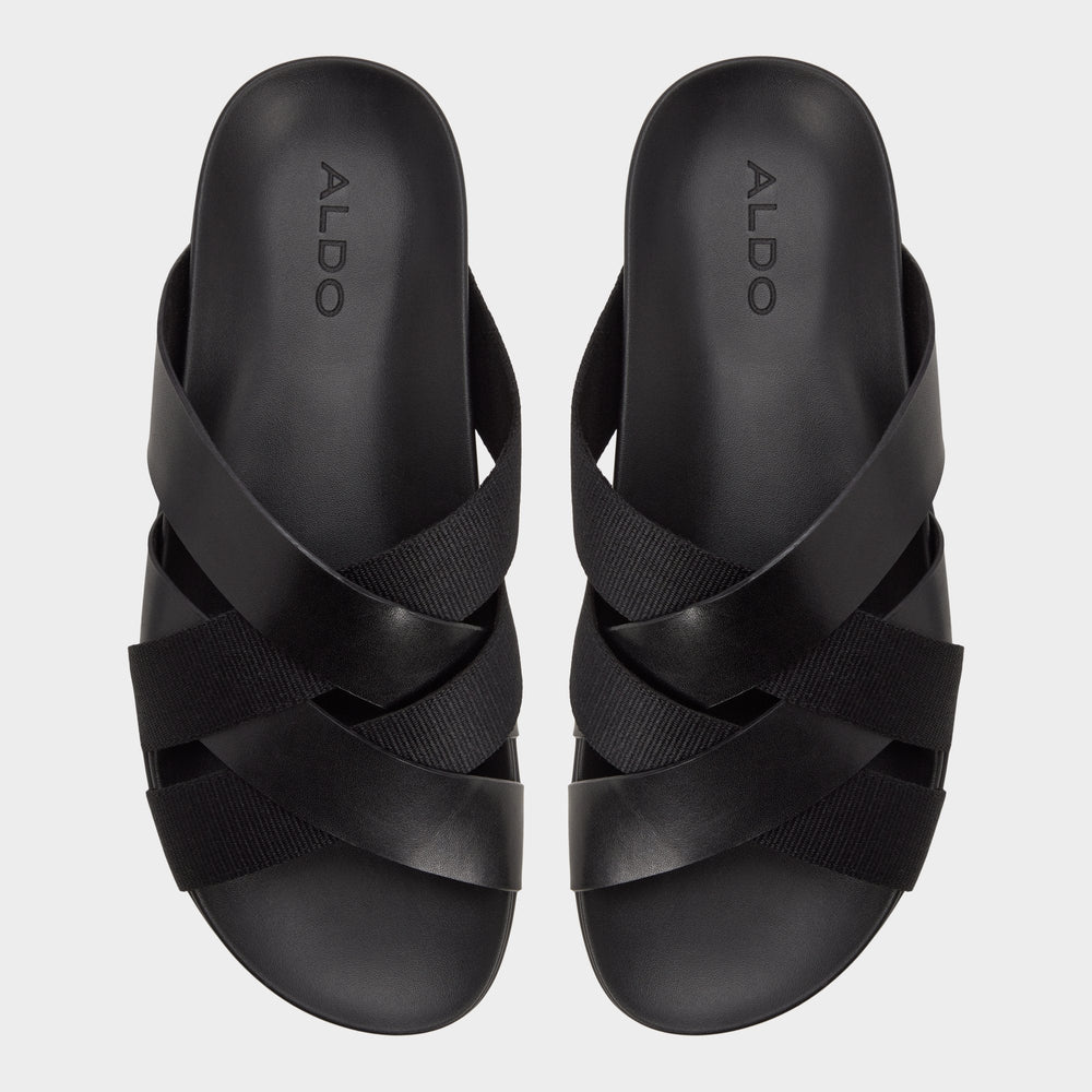 Black Florian in Black - Slide sandal | Aldo