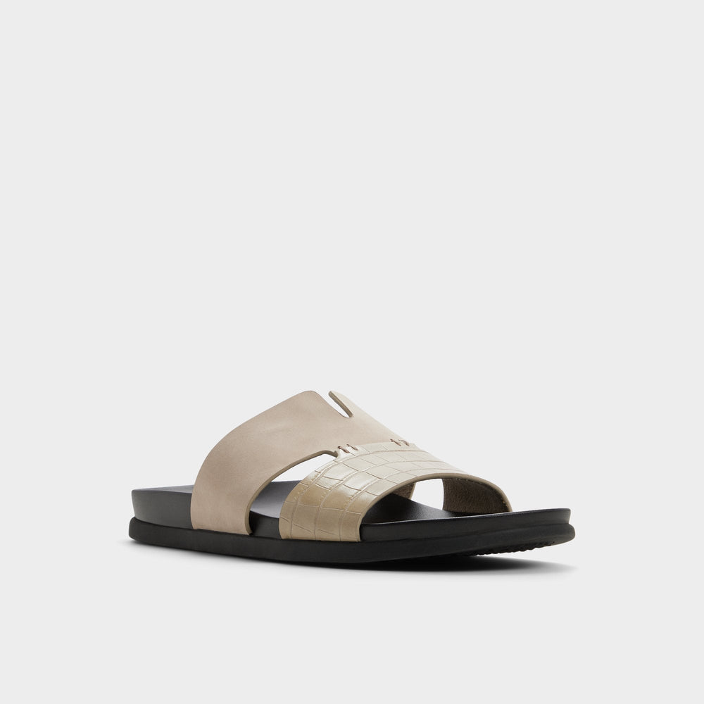Taupe Marcelo in Taupe - Slide sandal | Aldo
