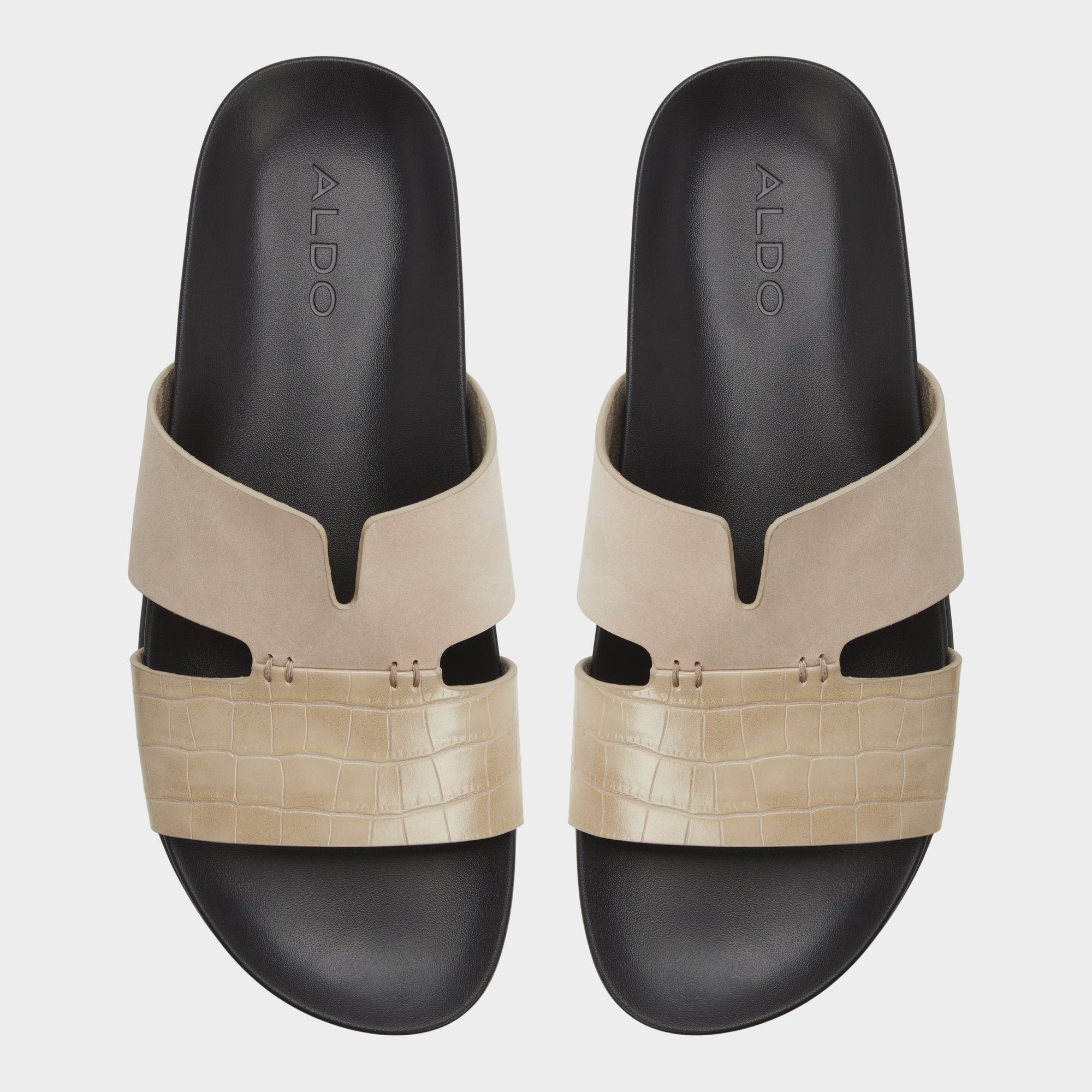 Taupe Marcelo in Taupe - Slide sandal | Aldo