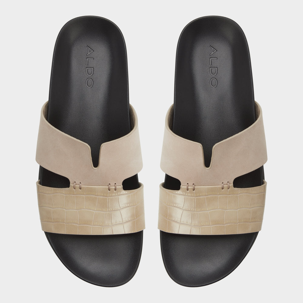 Taupe Marcelo in Taupe - Slide sandal | Aldo
