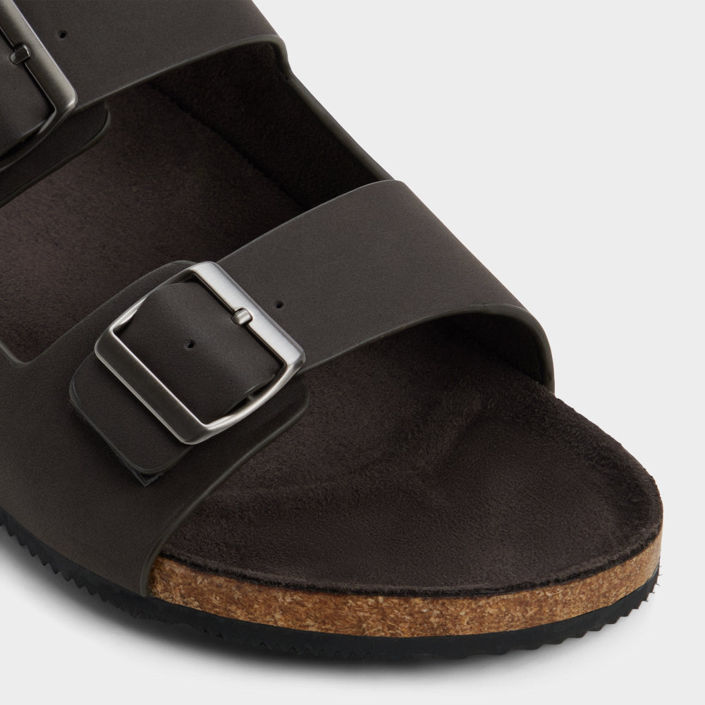 Dark brown Agustin in Dark Brown - Slide sandal | Aldo