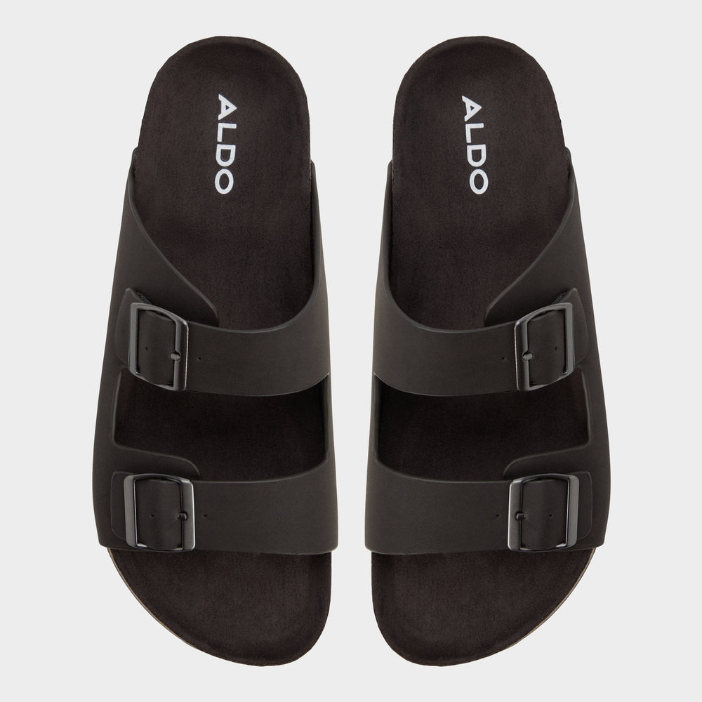 Dark brown Agustin in Dark Brown - Slide sandal | Aldo