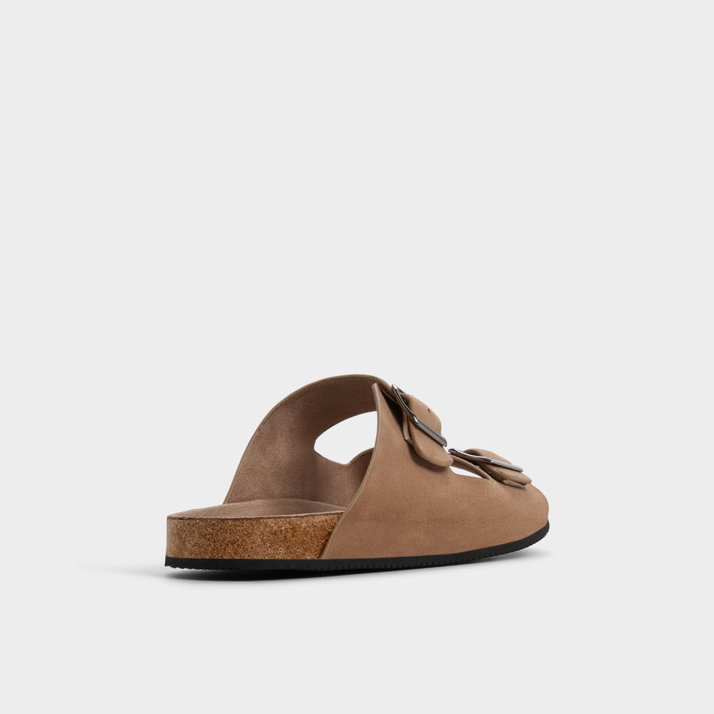 Dark beige Agustin in Dark Beige - Slide sandal | Aldo