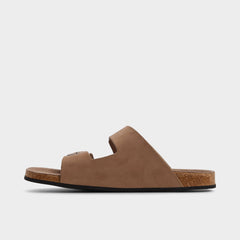 Dark beige Agustin in Dark Beige - Slide sandal | Aldo