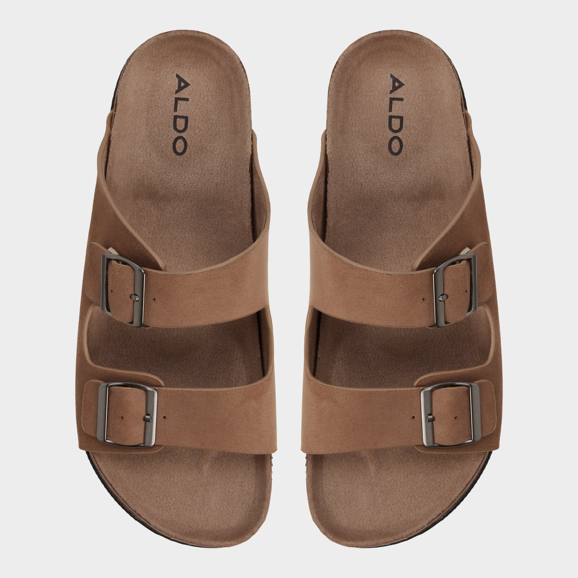 Dark beige Agustin in Dark Beige - Slide sandal | Aldo
