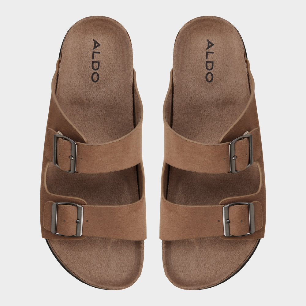 Dark beige Agustin in Dark Beige - Slide sandal | Aldo