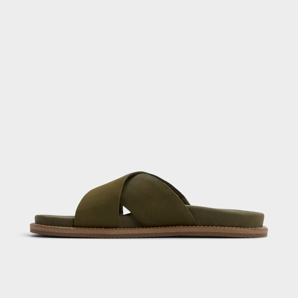 Olive Marrin in Olive - Slide sandal | Aldo