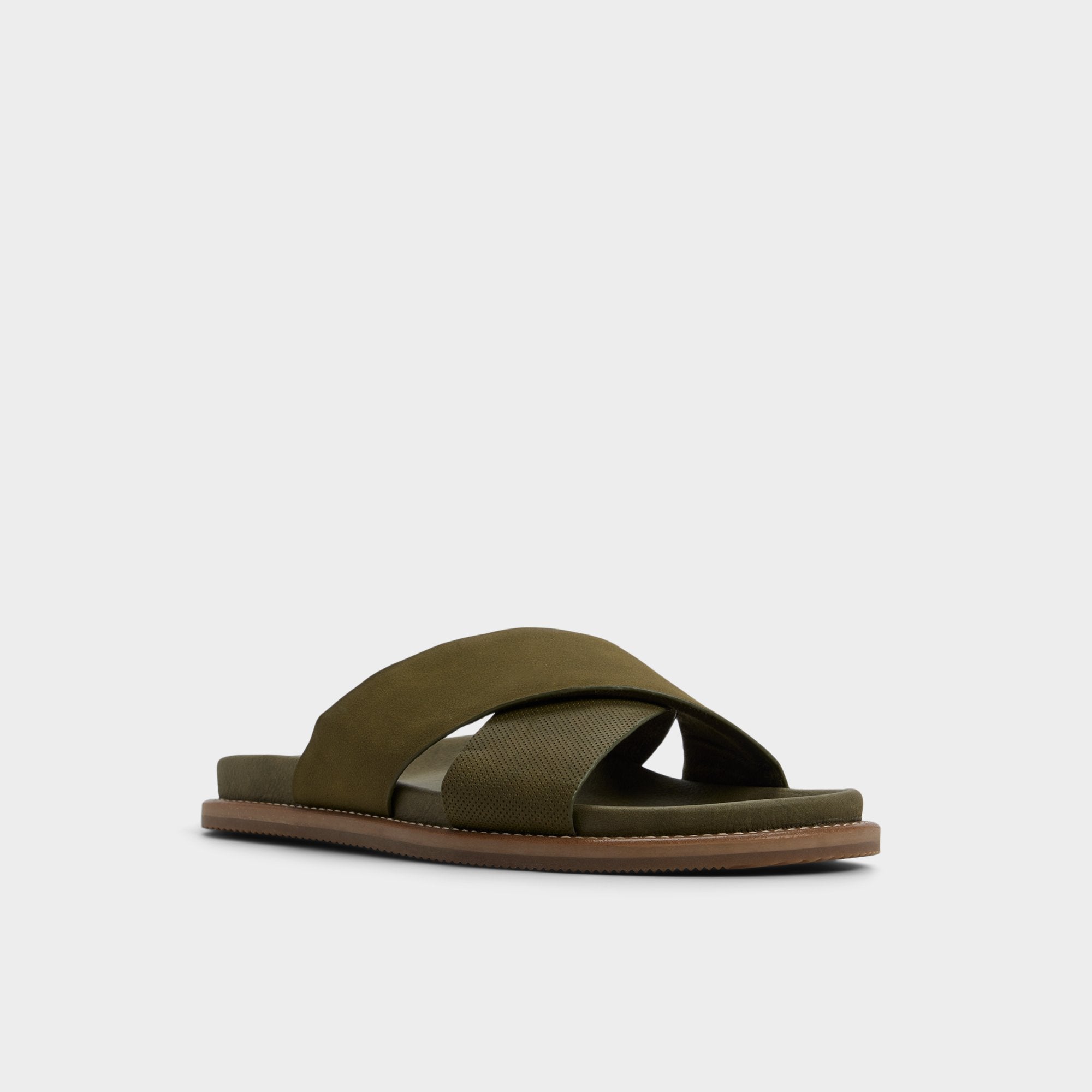Olive Marrin in Olive - Slide sandal | Aldo