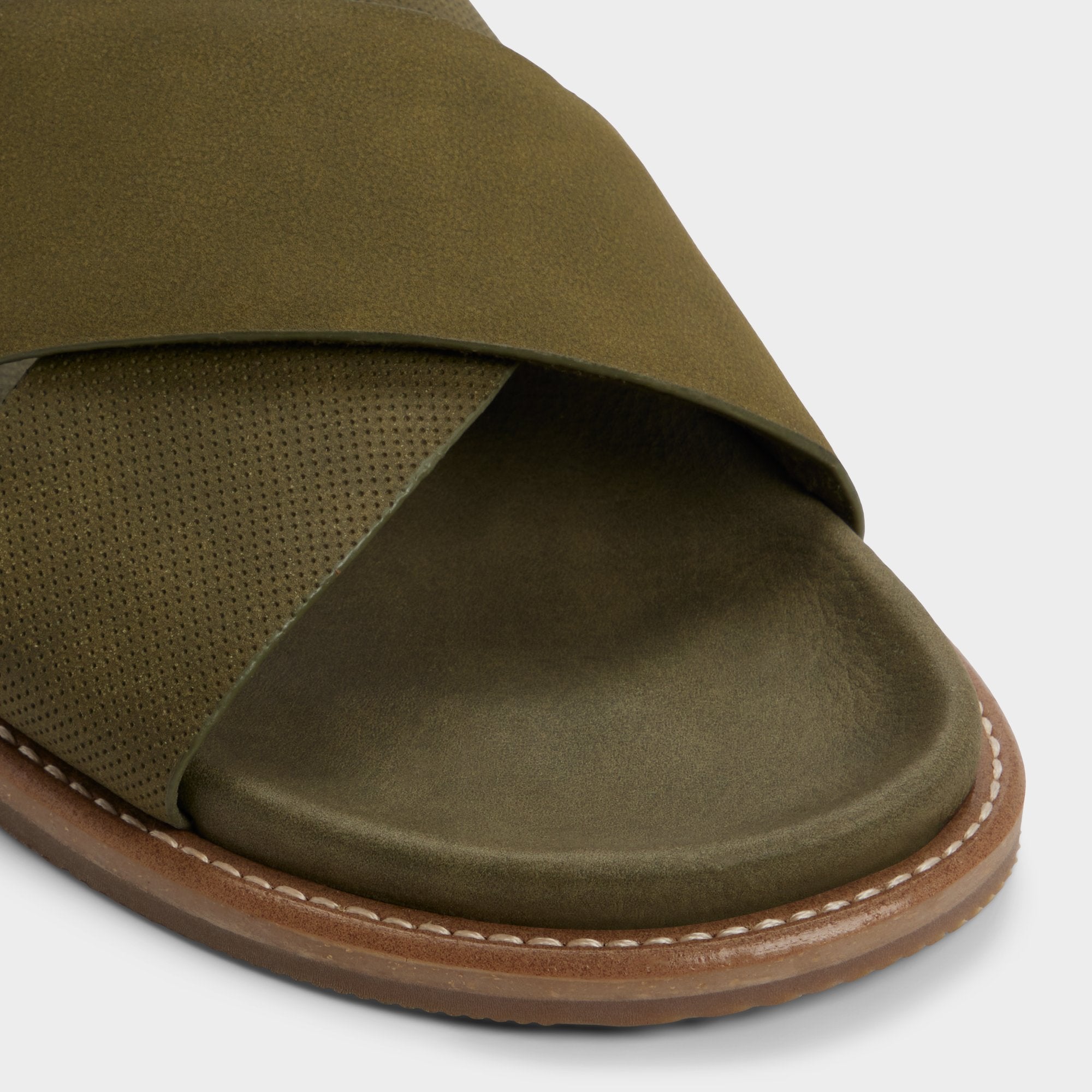 Olive Marrin in Olive - Slide sandal | Aldo