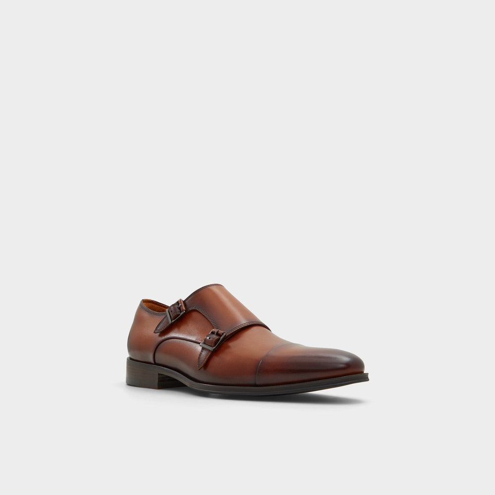 Cognac Axwell Cognac Men's Dress Shoes - Monkstrap loafer | Aldo