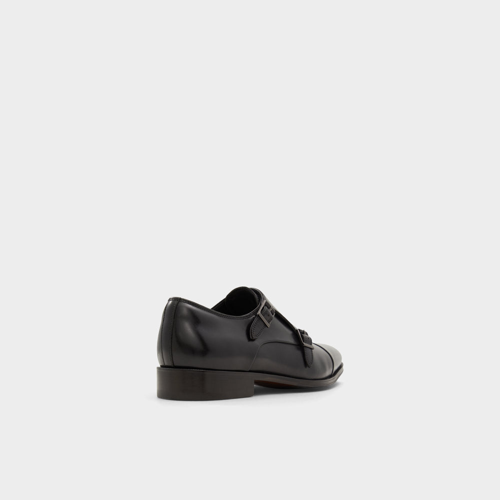 Black Axwell Black Men's Dress Shoes - Monkstrap loafer | Aldo