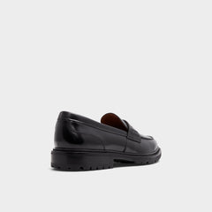 Black Aleris Black Men's Dress Shoes - Loafer, Lug sole | Aldo