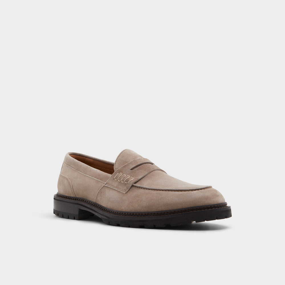 Brown Aleris Brown Men's Dress Shoes - Loafer, Lug sole | Aldo