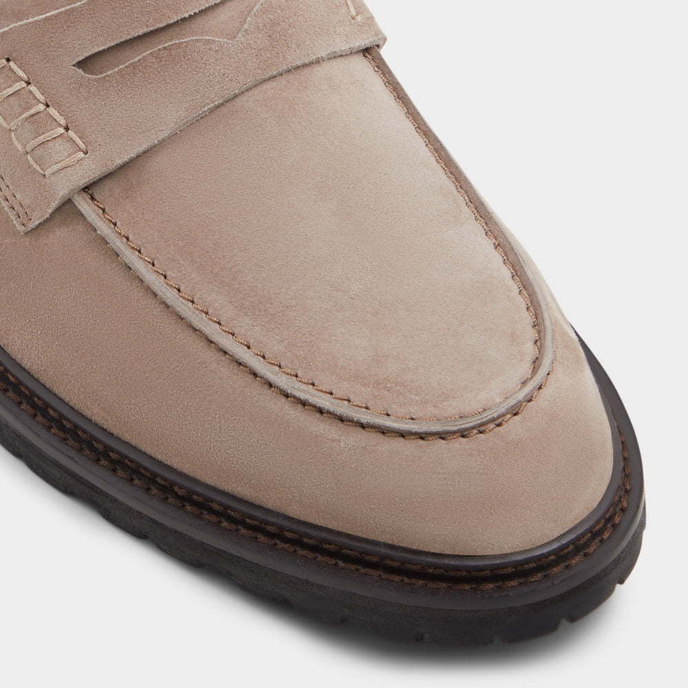Brown Aleris Brown Men's Dress Shoes - Loafer, Lug sole | Aldo