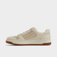White Ludlow White Leather Mixed Material Men's Low top - Low top sneaker | Aldo