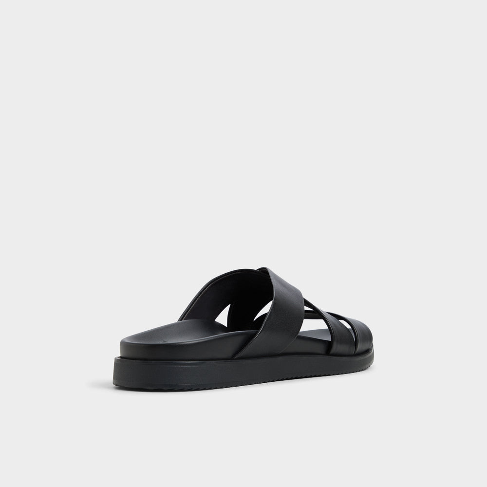 Black Kairo Black Men's Sandals & Slides - Slide sandal | Aldo