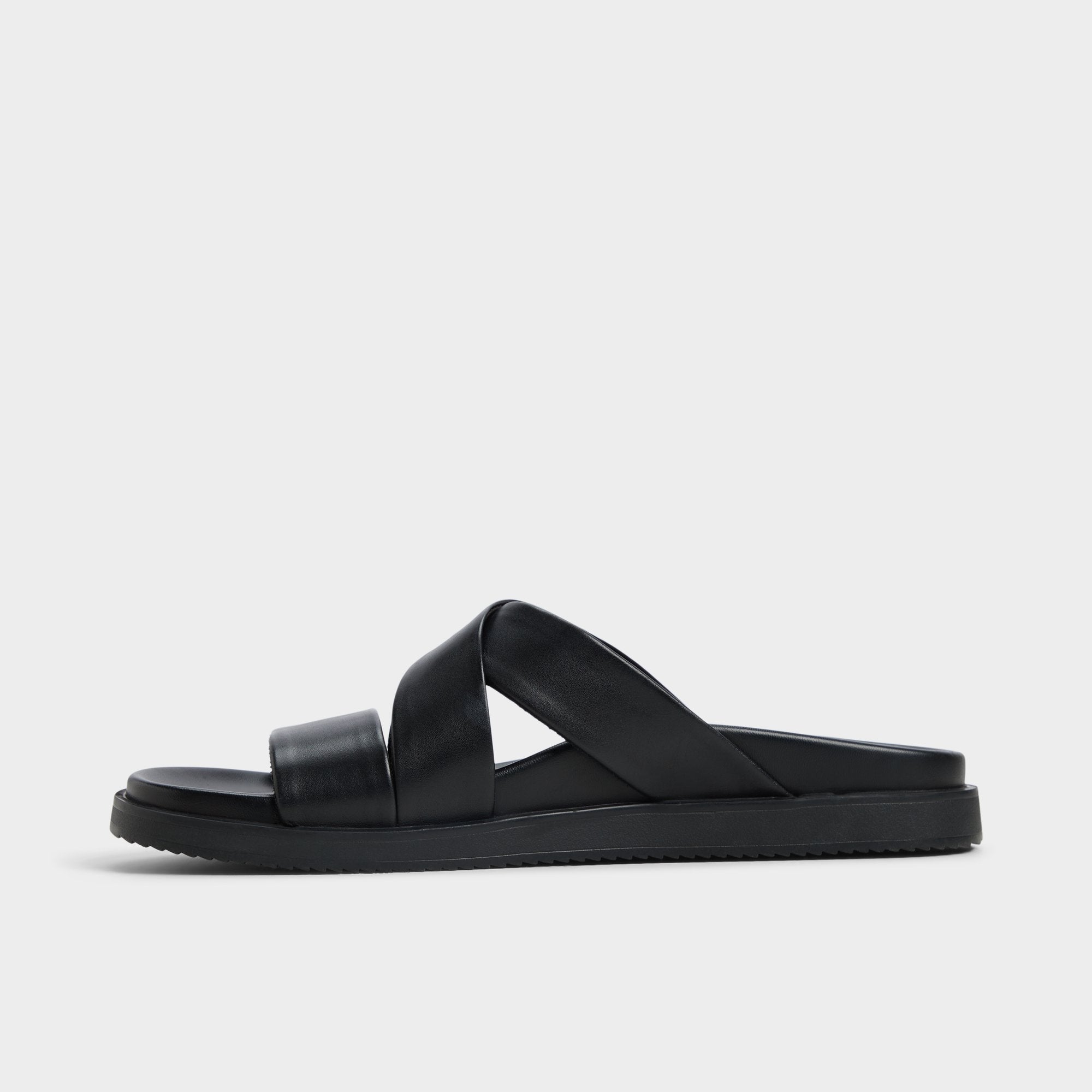 Black Kairo Black Men's Sandals & Slides - Slide sandal | Aldo