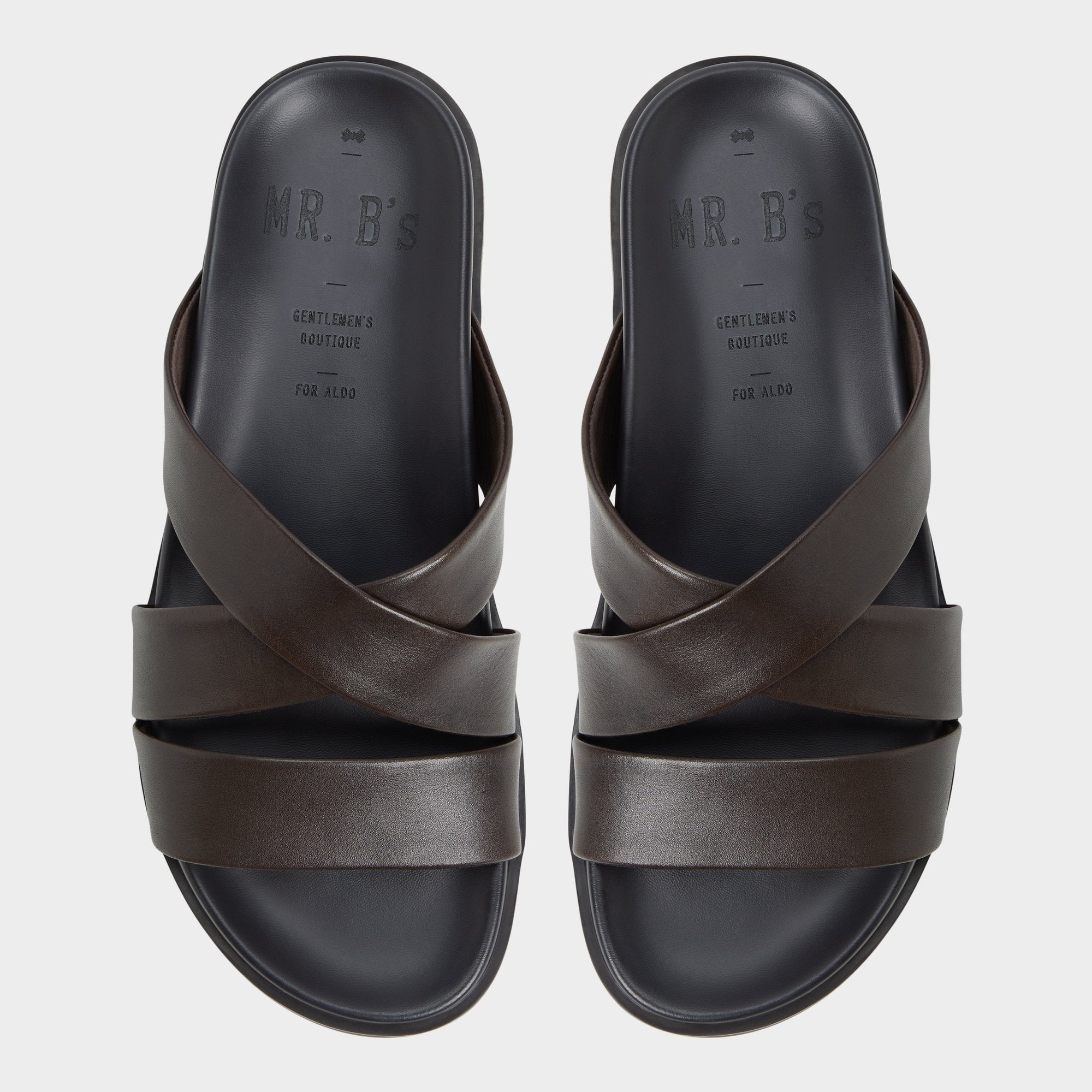 Dark Brown Kairo Dark Brown Men's Sandals & Slides - Slide sandal | Aldo