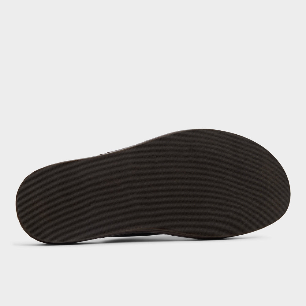 Dark Brown Steele Dark Brown Men's Sandals & Slides - Slide sandal | Aldo
