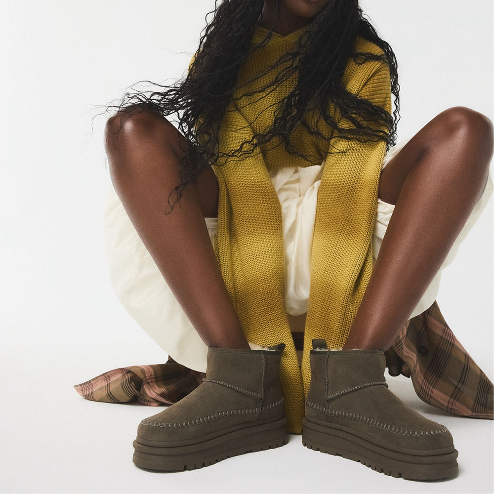 Dark Green Milanie in Dark Green - Ankle boot, Lug sole | Aldo