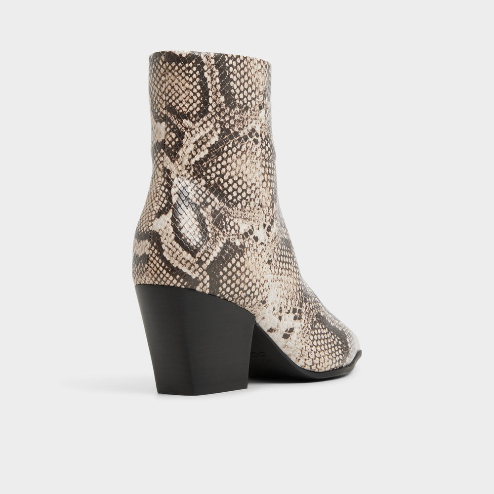 Open brown Shanah in Open Brown - Ankle boot, Block heel | Aldo